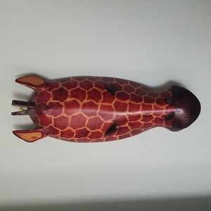 Wood Giraffe Mask Wall Hanging